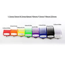 8PCS/Set Universal Hair Clipper Trimmer Cutting Guide Comb Guards For Wahl 8148