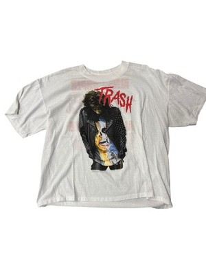 Vintage Alice Cooper Trash America Tour Shirt Size XL