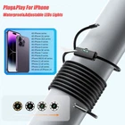 8LED Endoscope Borescope 8mm Inspection Camera Scope for iOS iPhone 14 13 12 11