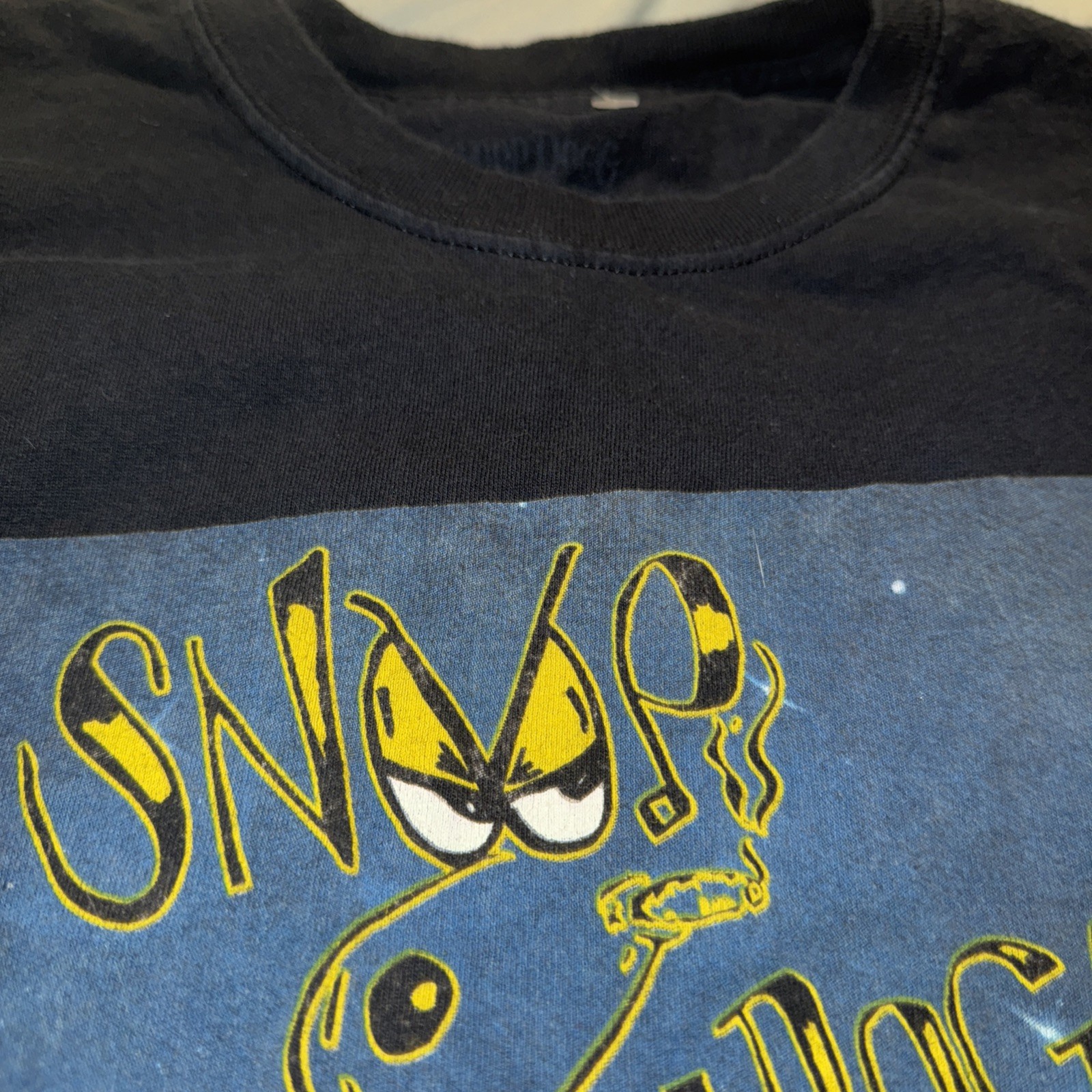 FILA RARA maglietta vintage Y2K Snoop Doggy Dogg L grande 22 x 28 cane 2pac braccio della morte