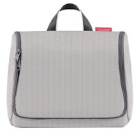 Reisenthel Cosmetics Toiletbag XL - Kulturbeutel 28 Cm (Herringbone Grey)