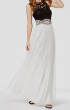 Speechless Women's Black Lace Infinity-Waist Gown Dress Juniors' Size 0