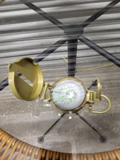 VINTAGE "LIQUID FILLED" LENSATIC COMPASS