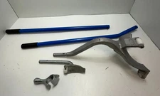 Goplus Tire Changer 17.5"-24" Manual Steel Mount Demount Kit Truck Tubeless Blue