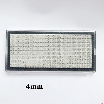 Neu 3mm / 4mm / 6.4mm Type Stamp For Digital Letter Stamp For DIY Cut And Paste