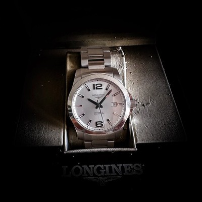 Original Longines Conquest Uhr Automatik Swiss ETA L3.776 Full Set