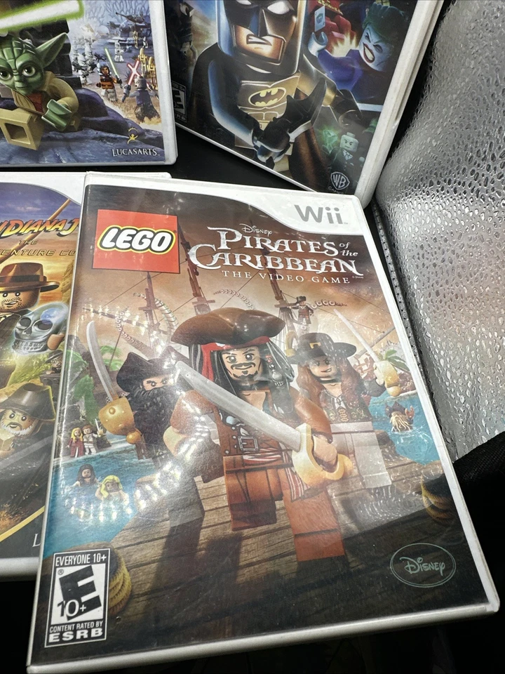 Lote de juegos Nintendo Wii - Lego Batman Star Wars Indiana Jones ¡MÁS! Foto 2 de 4