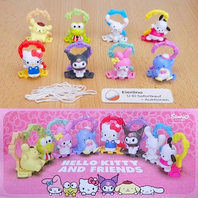 NEU HELLO KITTY FRIENDS Ü-Ei Figuren EINZELAUSWAHL alle 8 Stück + BPZ , DE 2026