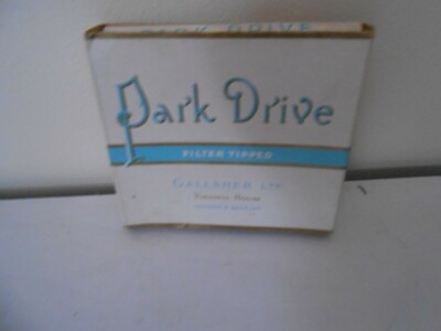 gallaghers park drive cigarettes Gallaher Ltd (20) Park Drive Empty Cigarette Packet