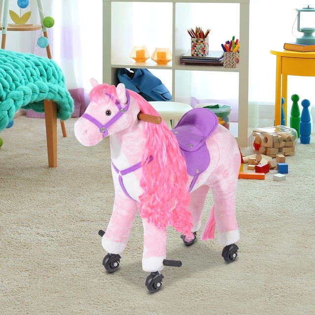 qaba plush walking horse