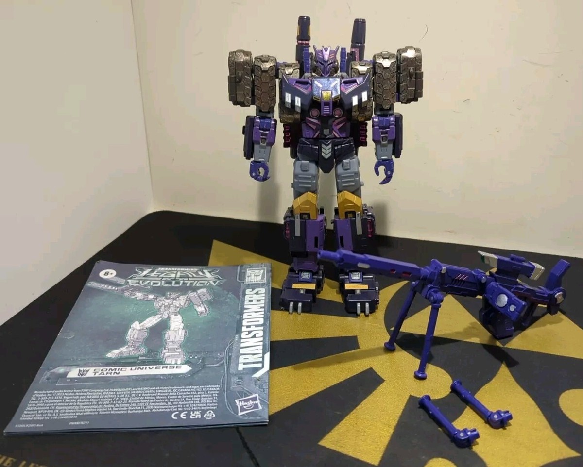 Transformers Legacy Evolution Voyager Tarn 7" Action Figure, Universo Comic, Giocattolo Per Bambini 8+ Anni Con Blaster Evo-Fusion - 4