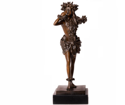 Kim Taylor Reese Pohakea - Dawn's Light -  Bronze Hawaiian Hula Girl Statue