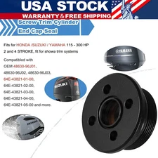 Trim Cylinder End Cap w/ Seal 48630-96j01 For Suzuki Yamaha 2/4 Stroke 115-300HP
