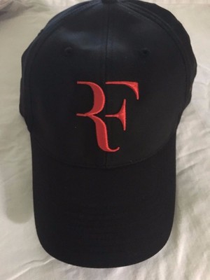 red federer hat