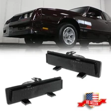 For 1981-1988 Chevy Monte Carlo SS Smoke Front Bumper Turn Signal Light Assembly