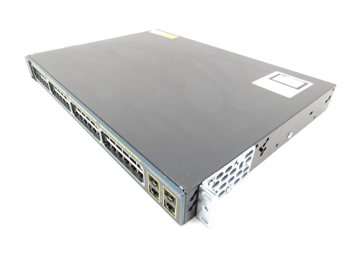 Cisco Catalyst 2960 WS-C2960-48PST-L V01 48-Ports Network Cisco Catalyst 2960 WS-C2960-48PST-L V01 48-Ports Network