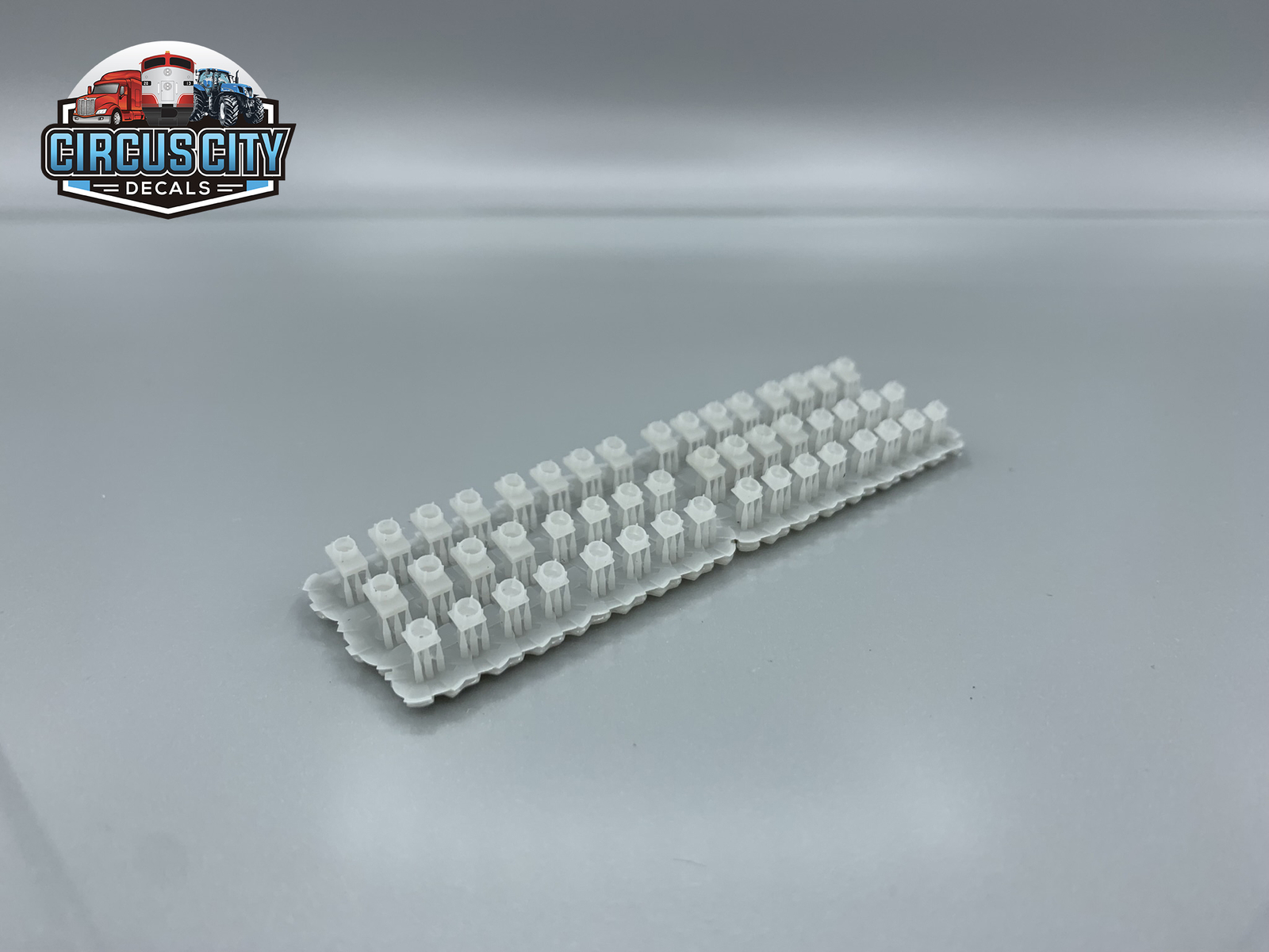 Ditch Light Housing Pilot Mount 1:87 HO Scale (QTY 48)