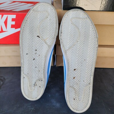 Nike Toki Low TXT Sneakers Mens Size 10.5 Blue White Low Top 555270-410 Preowned Nike Toki Low TXT 555270 410 Size 13 Men main image 3