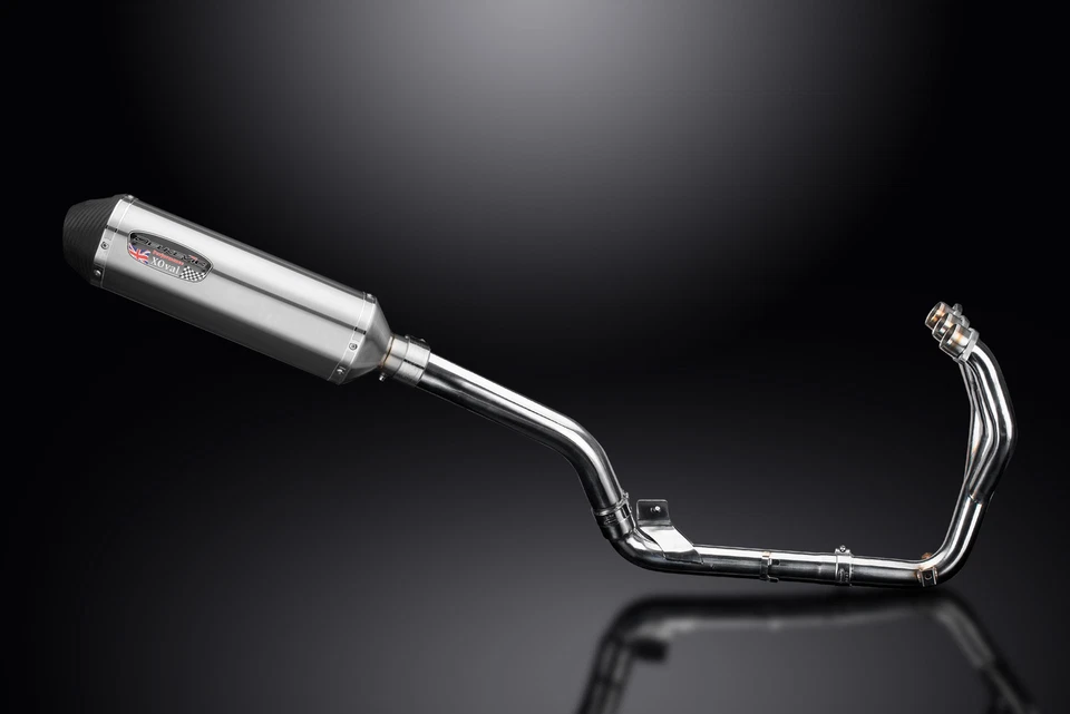 Silenciador de aço inoxidável X-Oval Triumph Tiger 800 2011-2019 escape completo 3-1 13,5" - Imagem 3 de 4