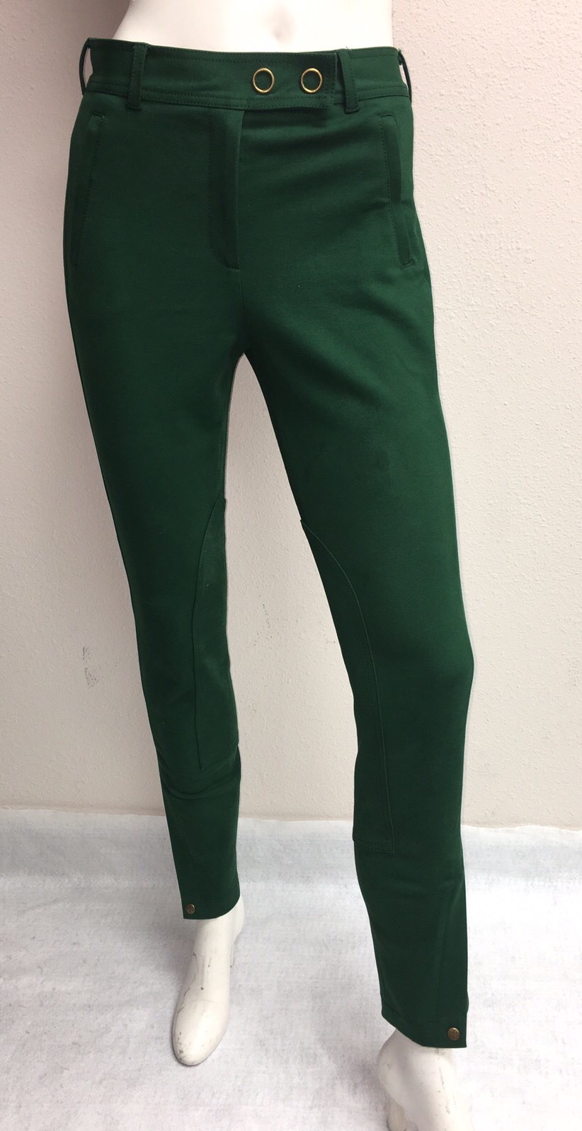 Tory Burch Equestrian Collection Green Riding Pants Stretch size 2