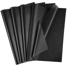 Black Wrapping Tissue Paper 80 Sheets 14x20 Inch Gift Wrap for DIY Crafts