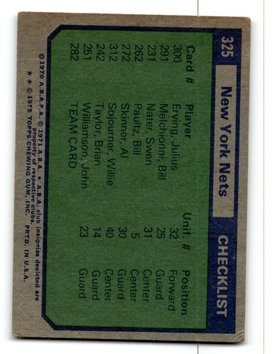1975-76 Topps Basketball Poor to Good You Choose, Complete Your Set #1-330 - Bild 449 von 459