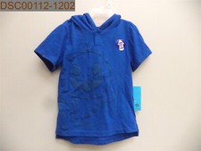 Pinkfong Boy's Baby Shark Short Sleeve Hoodie, Blue, 4T, 20E9462RK, 024054174388