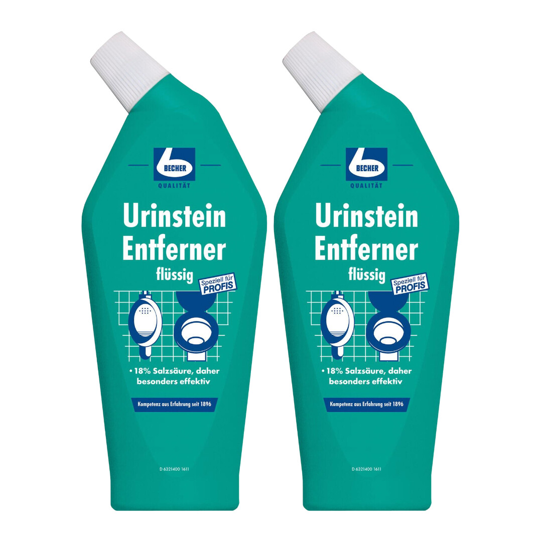2 x Dr. Becher Urinstein Entferner 750ml