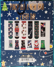 Boys Christmas Socks 10.5-4, 12 Pair, That Are Out of This World - 1 for ea day
