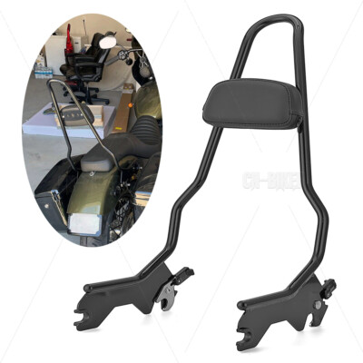 Passenger Backrest Sissy Bar For Harley Softail Slim Heritage Classic 2018-2026