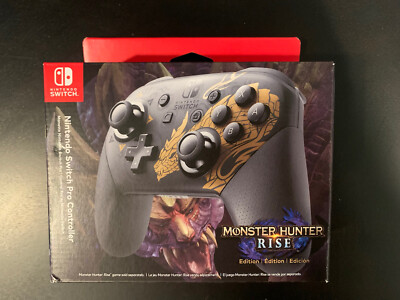 Nintendo Switch Pro Controller - Monster Hunter Rise Edition