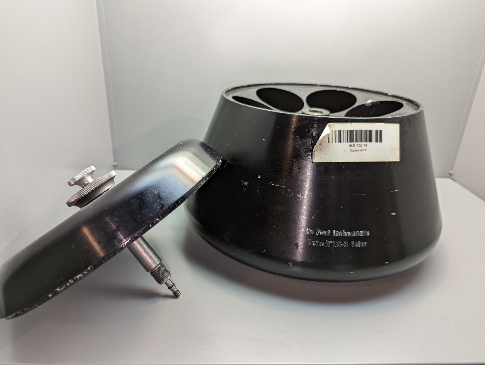 Sorvall GS-3 6 x 500ml 9,000 RPM Fixed Angle Centrifuge Rotor w/ Cover ...