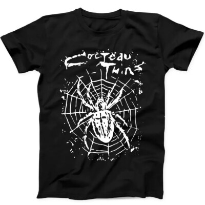 Cocteau Twins Spider Punk Rock Music Gift Tee Black T Shirt HA1544