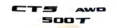 CADILLAC CT5 500T AWD FACTORY GM BLACK EMBLEM PACKAGE INSTOCK GLOSS BLACK