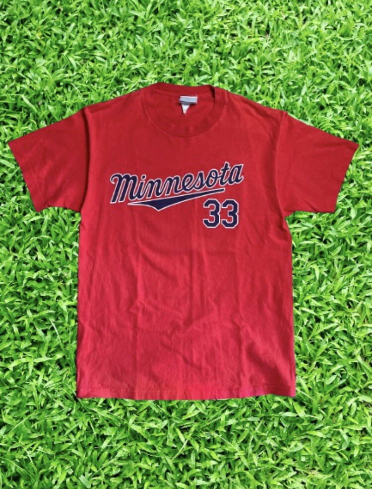 MLB ジャスティンモルノー モーノー ＃33 Tシャツ ツインズ Men's Majestic MLB Minnesota Twins Baseball Morneau #33 Red