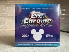 2024 Topps Chrome DISNEY SAPPHIRE Base Cards - COMPLETE YOUR SET! - Pick A Card