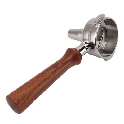 58mm Portafilter Bottomless 2 Ears Detachable Solid Wood And Stainless Steel