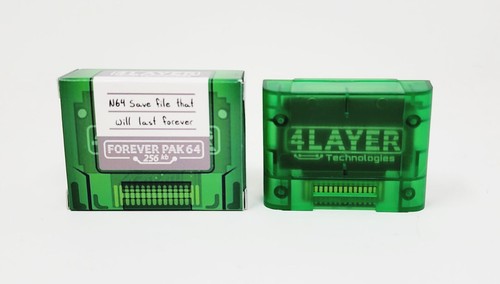 Forever Pak 64 - 256KB Battery-free Memory Pak for Nintendo 64 NEW - Picture 4 of 33