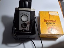 Vintage Eastman Kodak Brownie Reflex Synchro Model Camera  In original box