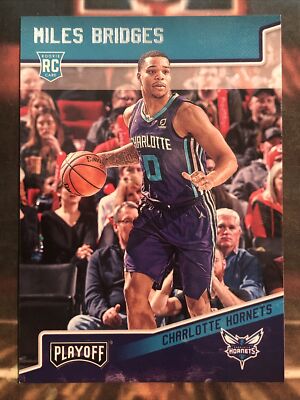 Miles Bridges 2018 Playoff RC #191 Charlotte Hornets (Wheels Up)
