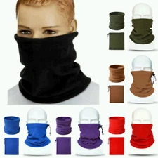 Fleece Scarf Cover Single Layer Outdoor Travel Wind proof Dual-purpose
