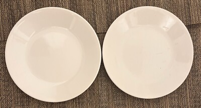 TWO 6.75'' Bread Plates - Corelle - SANDSTONE - NICE!