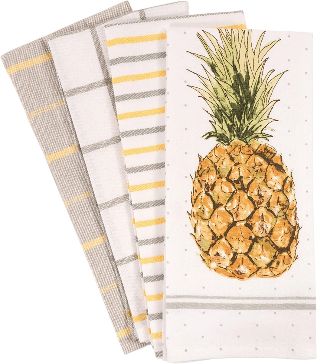 Kitchen Dish Towel Set of 3, 100-Percent Cotton, 18 x 28-inch 