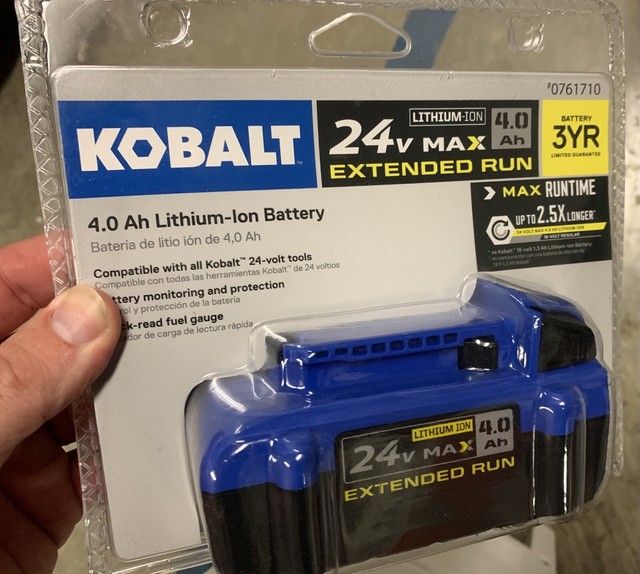 Kobalt KB 42403 24V Max 4Ah LithiumIon Power Tool Battery for sale