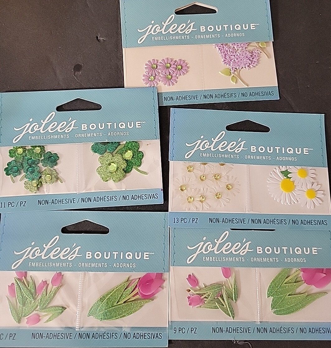 Jolee's BOUTIQUE EMBELLISHMENTS Flowers Lot 5 Item Number 27331 eBay