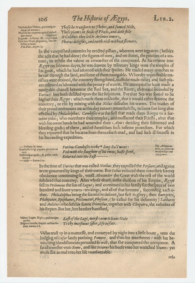 Antique Engravings "The AEgyptian Pyramides & Colossus" George Sandys, 1621 — 第 3/4 张图片