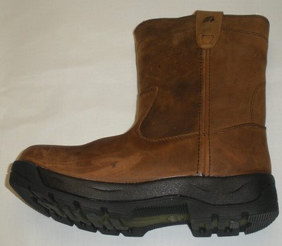 Waterproof Brown Wellington Boots Size 