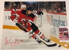 WILL BUTCHER AUTOGRAPHED SIGNED NEW JERSEY DEVILS 16x20 PHOTO JSA COA