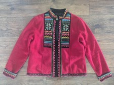 Icelandic Designs 100 Wool Christmas Sweater Scandinavian Style Size Large