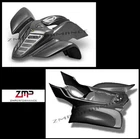 NEW YAMAHA RAPTOR 660 BLACK CARBON FIBER PLASTIC FRONT AND REAR FENDER SET